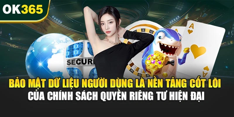 Bảo mật dữ liệu người dùng là nền tảng cốt lõi của chính sách quyền riêng tư hiện đại