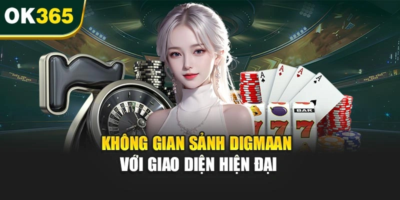 Không gian sảnh Digmaan với giao diện hiện đại