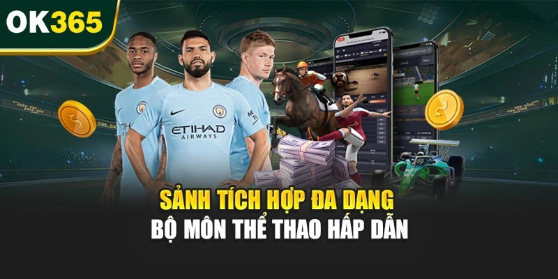 Sảnh tích hợp đa dạng bộ môn thể thao hấp dẫn